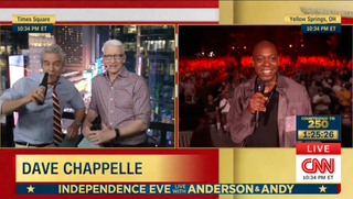 Dave Chappelle appeared on CNN with Andy Cohen and Anderson Cooper